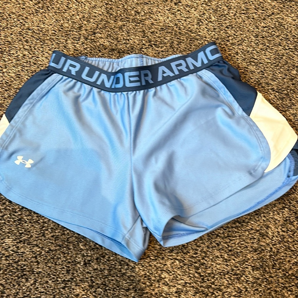 Blue under Armour shorts extra small and women’s